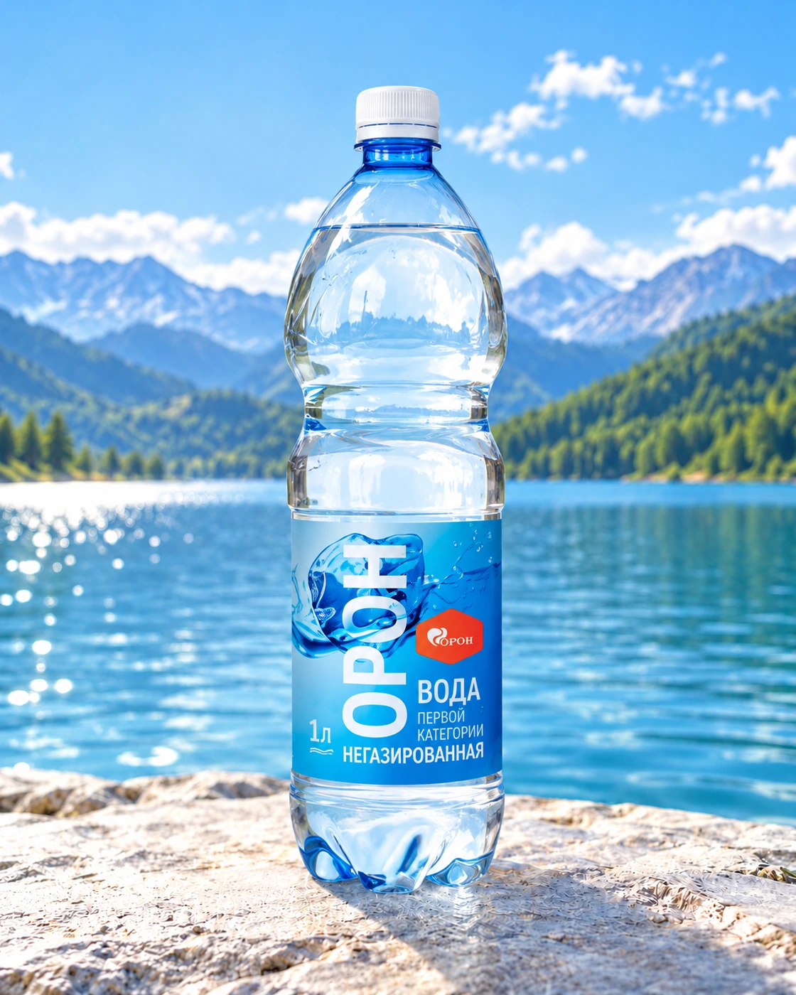 Вода «ОРОН» 1 л — продукция ОРОН